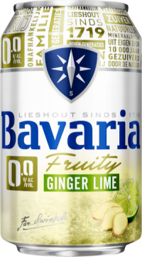 Bavaria 0.0% Ginger Lime blikje van 33cl